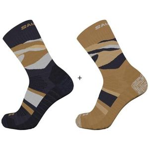 Salomon out Alps Crew sportsokken, 2 stuks, merk: Salomon, EAN: 0195751593366, schoenmaat 39-41