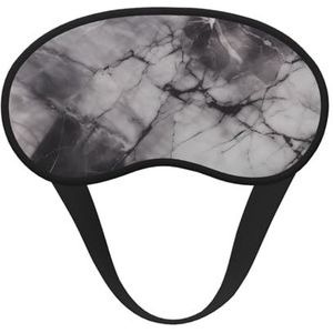 Lichtzwart marmer slaapmasker voor vrouwen meisjes mannen zacht comfortabel oogmasker met verstelbare riem verduisterende oogslaap schaduwhoes voor reizen yoga dutje ploegendienst werk