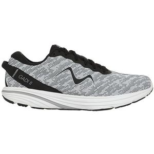 MBT GADI II Lace Up hardloopschoenen voor heren, anatomisch en comfortabel, fysiologische schoenen, comfort en stabiliteit, met gebogen zool, hardloopschoenen, Lichtgrijs, 44.5 EU