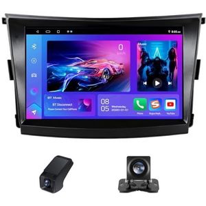 Draadloze Carplay Android 14 Autoradio 2 Din geldt voor SsangYong Tivoli 2015-2019 9Inch Autoradio met GPS-navigatie WIFI FM-radio/Achteruitkijkcamera+Stuurwielbediening(X2)