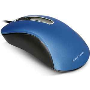 ADVANCE s-060bk muis voor laptop blauw