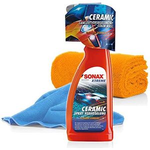 Detailmate Sonax XTREME Ceramic spray-verzegelingsset, coating, keramische verzegeling voor auto's met 2 x microvezeldoek, voor bescherming en glans