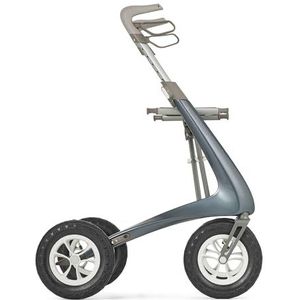 byACRE - Carbon Overland - Rollator - Midnight Blue - Lichtgewicht - Opvouwbaar met Zitting