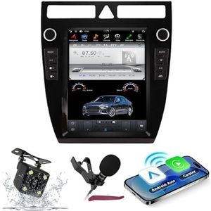 Android 15 Autoradio Navi voor Au-di A6 (2004) 10.4 ""Touchscreen Car Multimedia Player met Wireless Carplay GPS Navigatie Bluetooth5.0 HIFI FM 5G-WiFi SWC DSP MIC,6g+128g