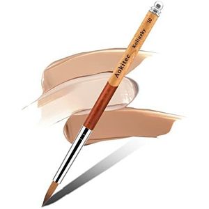 Aokitec Kolinsky acryl nagelborstel #10 ovale nerts borstel hoofd acryl borstel professionele nagel tool