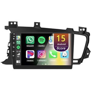 Android Radio voor Kia k5 Optima 3 2011-2015, 9 inch Touchscreen Autoradio met Wireless CarPlay Android Auto Bluetooth WIFI(8Core(6+128GB))