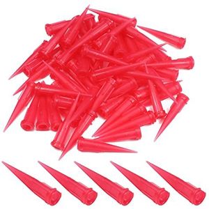 Utoolmart Industriële stompe tip taps toelopende dosering vult naald 25ga rood 100pcs