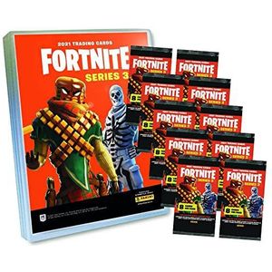 Panini Fortnite Kaarten Serie 3 Trading Cards - Verzamelkaarten (1 map + 10 boosters)