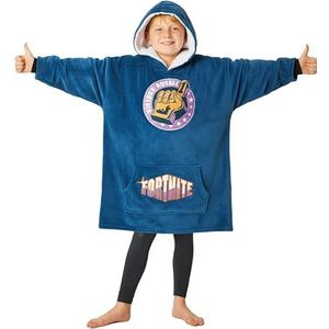 FORTNITE Deken/hoodie voor jongens, tieners, 14+, draagbare deken van fleece, extra lang, Eén Maat