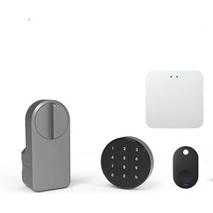 Slim slot Smart Door Lock Digitaal wachtwoord Bluetooth-compatibel Intelligente sticker Installatie Tuya Smart Electronic Door Lock(A set)