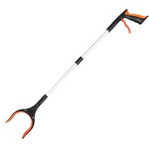 voor gehandicapten, Lange opvouwbare grijper met sterke grip en magnetische punt for afval, veelkleurig, 83 cm(Orange)