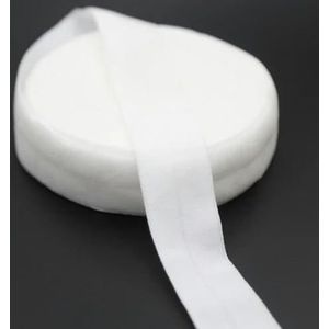 2cm platte naai-elastiek voor ondergoed broek beha rubber kleding decoratieve verstelbare zachte tailleband elastische banden-wit-20mm 5yards