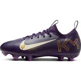 Nike - JR ZOOM VAPOR 16 ACAD KM FG/MG - Voetbalschoenen - Paars - Synthetisch Materiaal