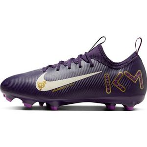 Nike - JR ZOOM VAPOR 16 ACAD KM FG/MG - Voetbalschoenen - Paars - Synthetisch Materiaal