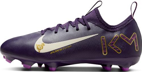 Nike - JR ZOOM VAPOR 16 ACAD KM FG/MG - Voetbalschoenen - Paars - Synthetisch Materiaal