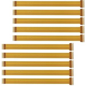 EMSea 10 stks Camera Flex Lint Kabel 15Pin naar 22Pin FFC Flexibele Platte Lint Kabel Compatibel met Raspberry Pi Zero/Zero W 15cm (6 inch)