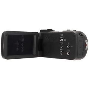 Videocamera Camcorder, 18x digitale zoom Multifunctionele APP-bediening Draagbare 4K Ultra HD-videocamera voor babygroeirecords voor op reis