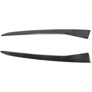 Auto Achterruit Zijspoiler Voor X4 Voor G02 2019 2020 Auto Achterruit Zijspoiler Vleugel Achterzijde Spoiler Lip Vleugel Trim Cover Accessoires(Carbon Look)
