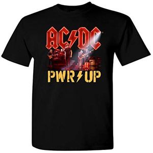 AC/DC PWR UP Stage - Herenshirt - ACDC Shirt - Power Up Fanshirt - 100% katoen - Duurzaam en robuust - Ronde kraag - Korte mouwen - Power Up - Zwart