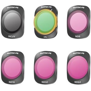 Camera Neutrale Dichtheid Filters Voor DJI OSMO POCKET3 Filter Magnetische Verstelbare Metalen CPL ND256 Polarisator ND64/PL (MCUV+CPL+ND8+ND16+ND32+ND64)