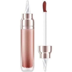 Youthful Charm Lipstick and Lip Gloss - Conveniently Portable Shades for School, Commuting, Dates, Travel, and Shopping(208Sunrise Milk Orange Coffee)