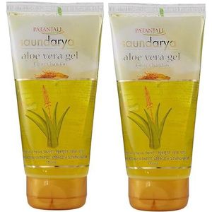 Patanjali Saundarya Aloë Vera Kesar Chandan Gel - 150 ml (Pack van 2)