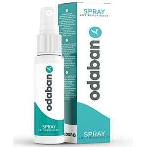 Odaban Anti-transpirant deodorant-spray, deodorant tegen sterk zweten met aluminium, anti-transpirant, voor mannen en vrouwen, met langdurige bescherming, 30 ml