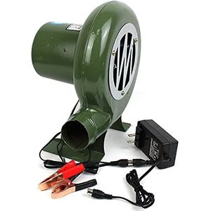 Blacksmith Forge Blower, Elektrische Luchtblazer met 12V Batterijclip en 220V Gouverneur, Outdoor Cooking Luchtblazer (Size : 30W)