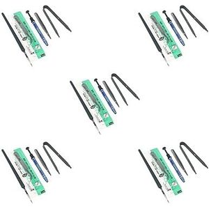 Tityvirnix 5 set 5 Stks Mechanische Toetsenbord Schakelaar Smeerborstels Tool Kit voor Stabilizer zwart 14x10x8 cm