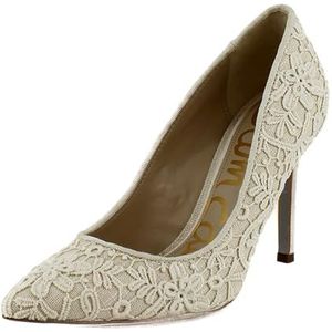 Sam Edelman Hazel Pump, ivoor/natuurlijk kant, 3 UK, Ivoor natuurlijk kant, 36 EU