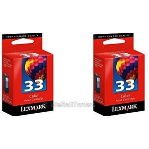 Lexmark Twin Pack #33 Color Print Cartridge Original Multipack - Inktpatronen (origineel, inkjetprint)