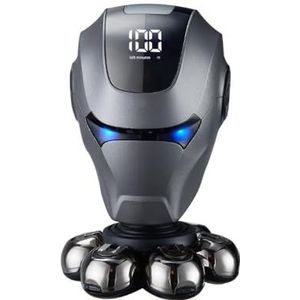 - Mild en niet-irriterend voor de poriën Elektrisch scheerapparaat for mannen - Oplaadbaar, nat/droog dubbel gebruik, precisiemesjes en ergonomisch ontwerp for een gladde, gladde scheerbeurt - Kan als