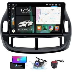 Android 13 2 Din Car Stereo voor Toyota Estima ACR30 2000-2005 met 9 inch Touchscreen Media Player met Carplay Android Auto Bluetooth 4G WiFi GPS FM/RDS SWC + achtercamera(NF-5)