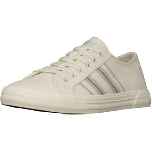 Ben Sherman Blackpool Sneakers voor heren, Whisper White/Oatmeal/Dark Taupe, 40 EU, Whisper White Oatmeal Dark Taupe, 40 EU