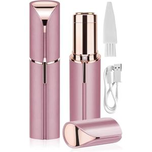 Lerkely Epilator voor gezicht, wenkbrauw-epilator, elektrisch scheerapparaat voor gezicht, dames, elektrische wenkbrauw-epilator, zacht en veilig, gezichtsepilator