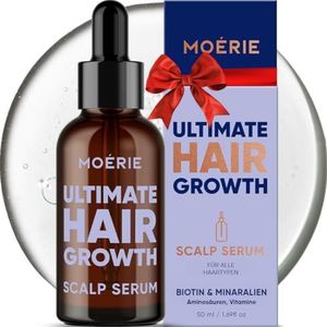 MOERIE Haargroei Serum 50 ml - voor het versnellen van de haargroei en tegen haaruitval bij vrouwen