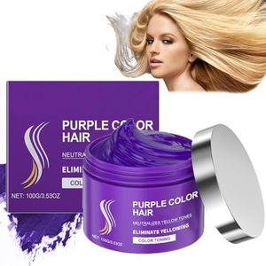 Purple Hair - Keratine Haar Behandeling, Diepe Conditioner En Toner, Hydraterende Keratine Behandeling, Voor Beschadigd En Droog Haar (1 Fles)