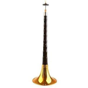 Suona Muziekinstrument D Tone Suona Hoorn Chinese Traditionele Blokfluit Voor Beginners Handgemaakte Houten Folk SuoNa Houtblazers Muziekinstrumenten (Color : Bk Golden)