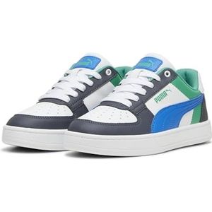 PUMA PUMA Caven 2.0 Block sneakers voor jongeren 37 White Hyperlink Blue Galactic Gray