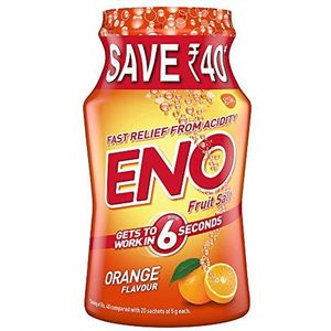ENO fruit zout-oranje smaak door Eno