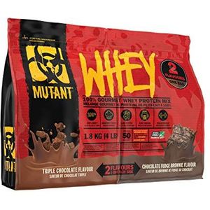 Mutant Mutant Whey - Dual Chamber Bag (4lbs) Triple Chocolate/Fudge Brownie
