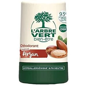 L'ARBRE VERT Argan Deodorant Roll, 50 ml