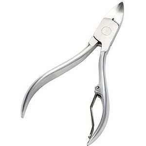 RTWAY Professionele teennagelknipper voor dikke of ingegroeide nagels chirurgisch roestvrij staal, 4 lange nagelknipper voor mannen en ouderen