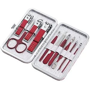 nagelknipper, Manicureset Coating Roestvrijstalen Nagelknipper Kit Box Pedicure Gereedschap Teenverzorging Draagbare Schaar