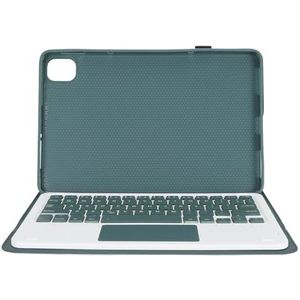 Slim Lichtgewicht Draadloze -tablettoetsenbordhoes met Afneembaar Magnetisch Ontwerp voor Mi Pad 5 & 5 Pro 11in - Zwart, Multi hoekaanzicht, Touchpad, Lange Batterijleven (donkergroen)