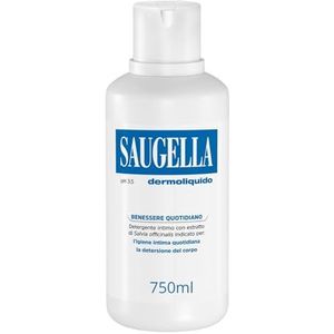 Saugella Dermoliquid Ph 3.5 dagelijkse intieme wellnessreiniger 750 ml