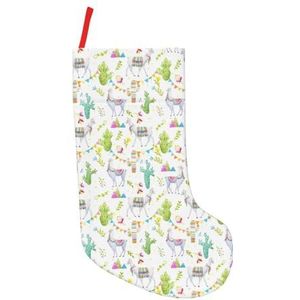 Alpaca lama cactus vlag berg print kerst kousen,Vakantie partij decoraties