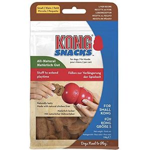 KONG - Snacks - All Natural Dog Treats (Best used with KONG Rubber Toys) - Liver Biscuits - For Small Dogs