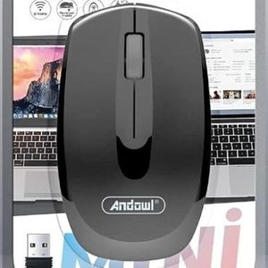 OISE ART STORE Trade Shop Optische USB-muis met reikwijdte tot 10 m WiFi Wireless 2,4 GHz 1000 dpi voor PC Qm71 -