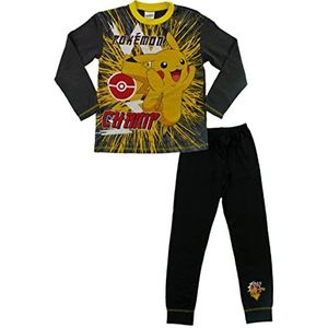 TDP Textiles Pokemon ''Champ Pikachu'' Jongens Pyjama, Multicolor, Multi kleuren, 11-12 jaar